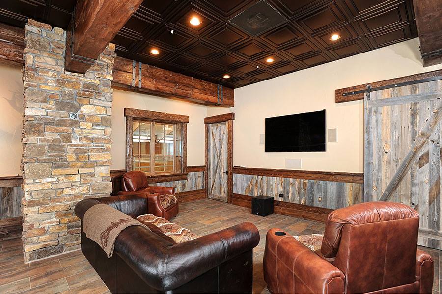 living room area of one of the best Barndominiums for equestrians