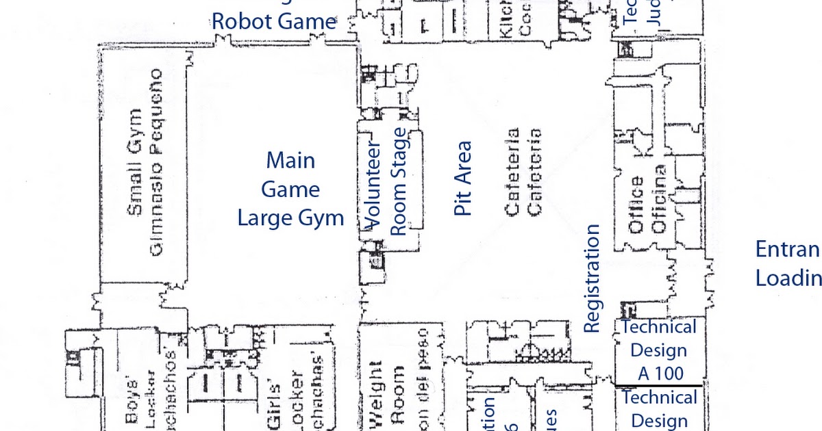 Pine Middle School First Floor Map With Room Assignments 2015 16