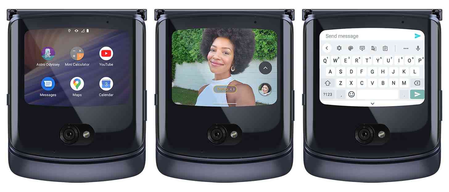 Motorola Razr 2020 Quick View display apps