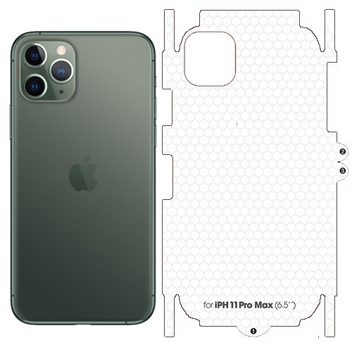 Miếng Dán PPF Full Viền Mặt sau cho iPhone 11 Pro Max