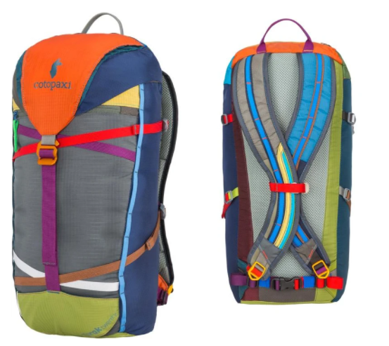 The Cotopaxi Tarak Del Dia sustainable day pack.