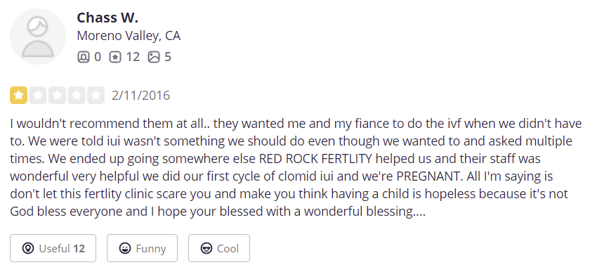 The Fertility Center of Las Vegas review