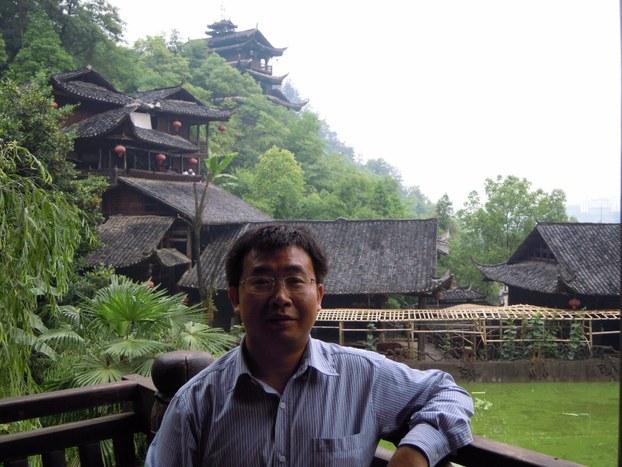 权律师江天勇。（志愿者提供/记者乔龙）