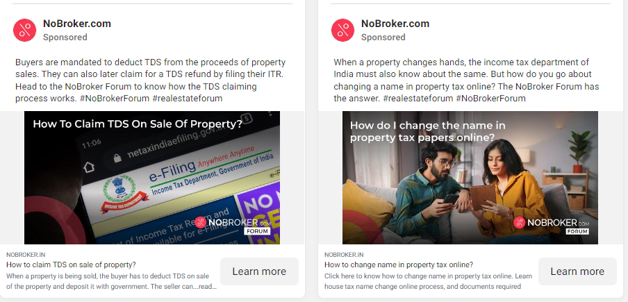 Nobroker.com ads