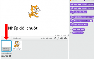 Hướng dẫn sử dụng scratch - đổi giao diện