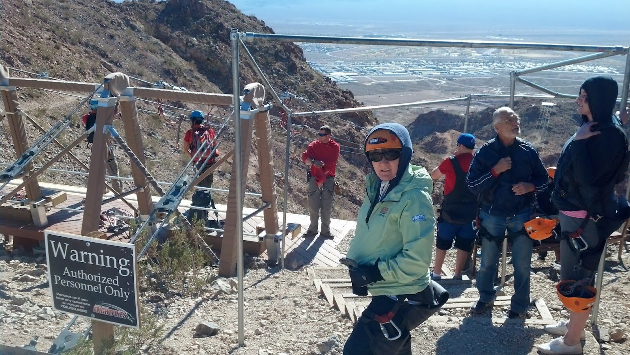 Zipping in Boulder City, NV