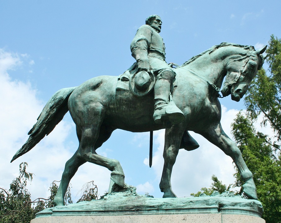 Statue, Bronze, Horse, Equestrian, Soldier