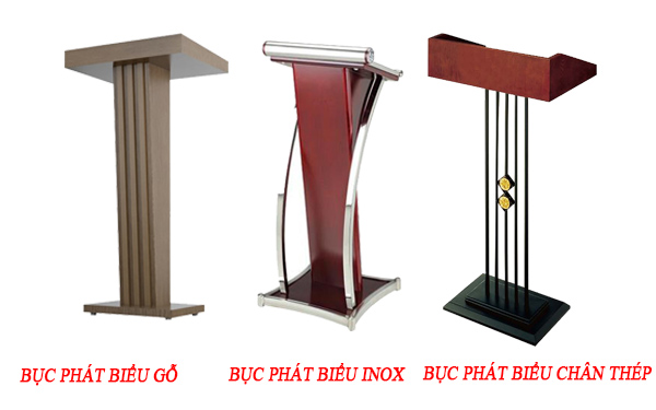 List tiêu chí chọn mua bục phát biểu hội trường