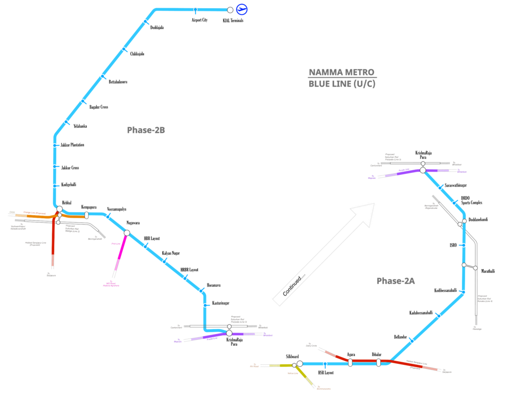 Bengaluru Metro Map