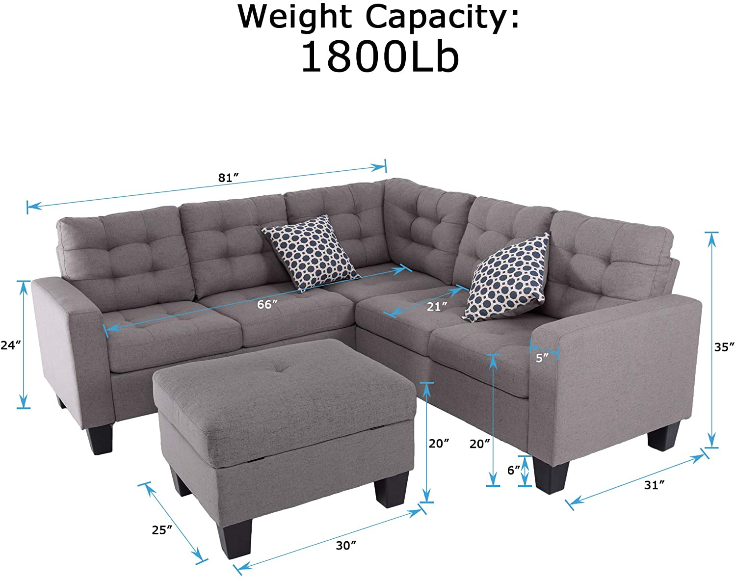 How To Measure A Sectional Sofa The, Small Sectional Sofa Measurements