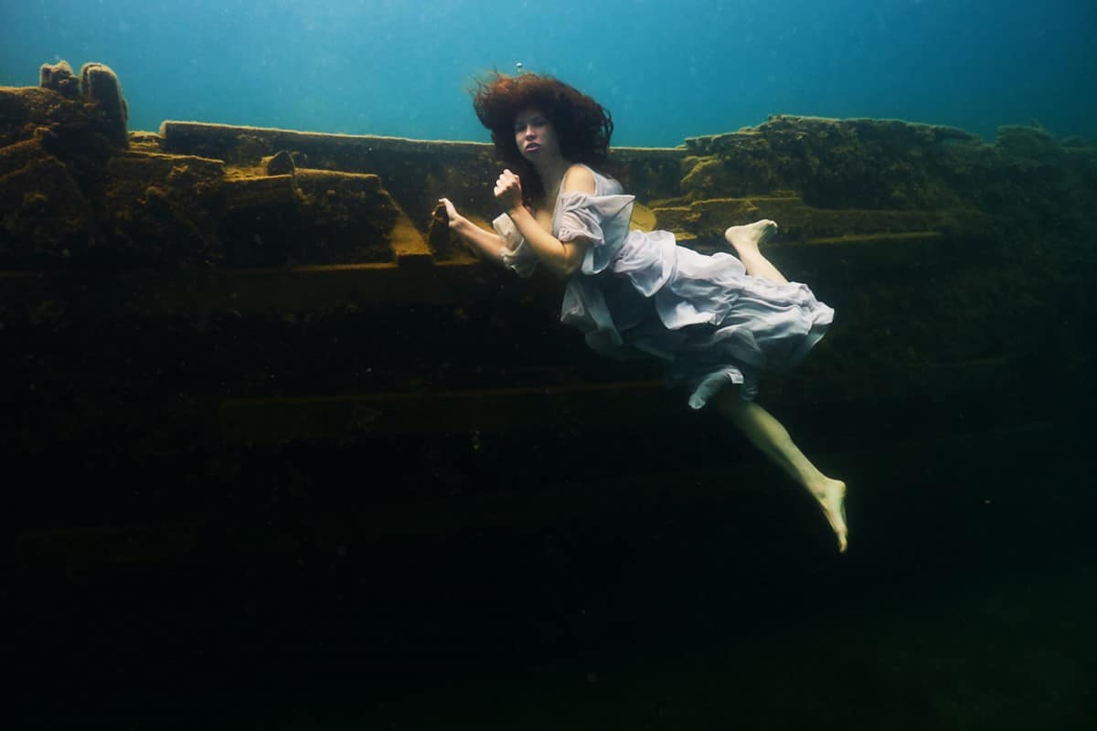 World Record Underwater Photo Shoot by Steve Haining