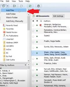 klik ikon “Add Files” yang terletak di bawah menu “Files”