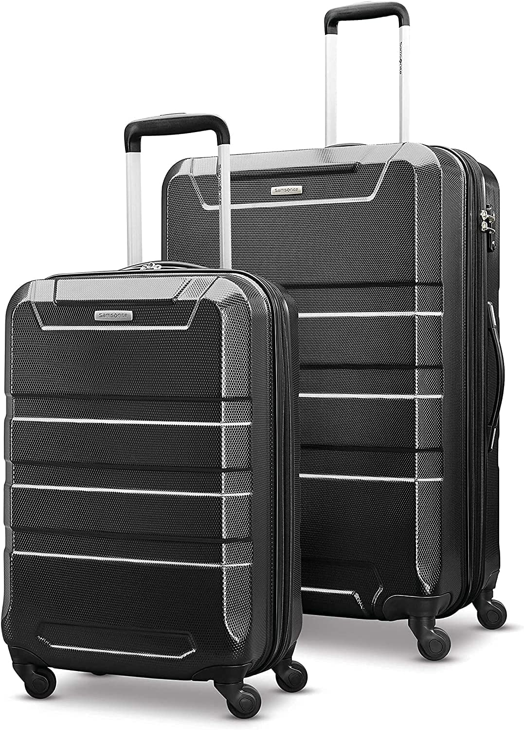 This Invoke collection has adopted Samsonite's stylish design, and because the bags are from 100% scratch-resistant ABS plastic, they will keep looking brand new for several decades. 
