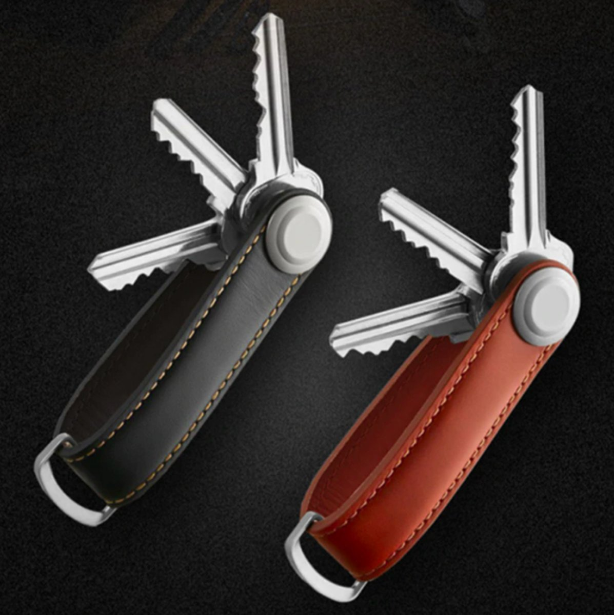 Pocket Size Leather Key Holder
