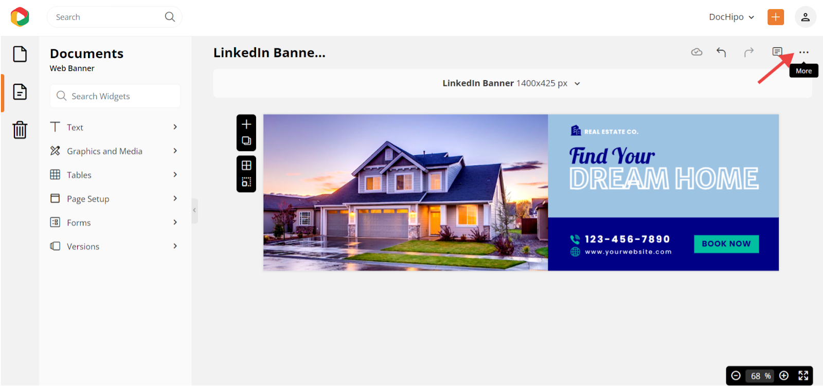 download real estate LinkedIn banner design