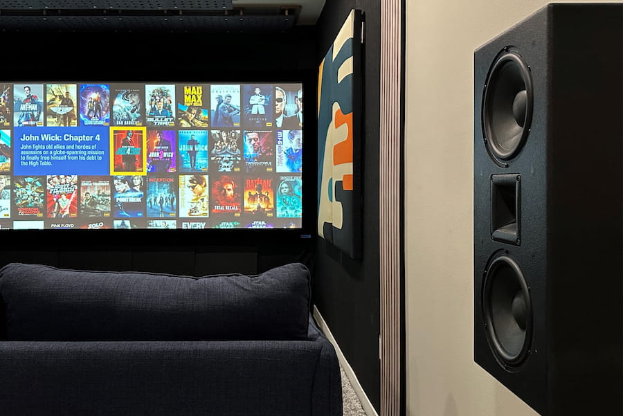 NextLevel Acoustics Reference Cinema model in/on wall.