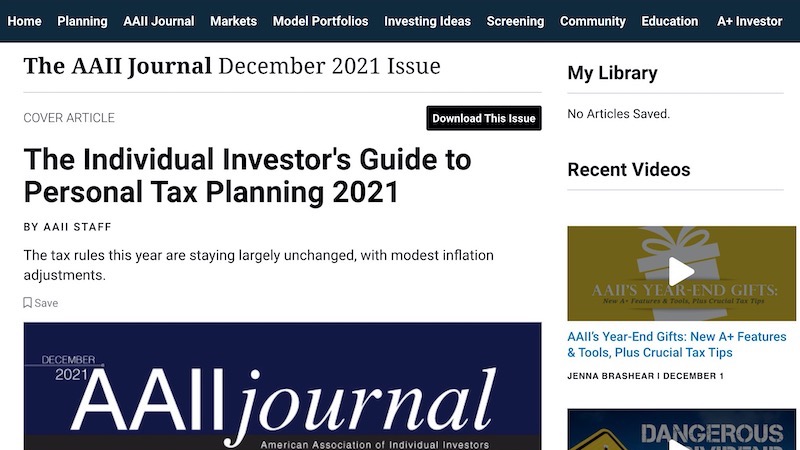 AAII journal