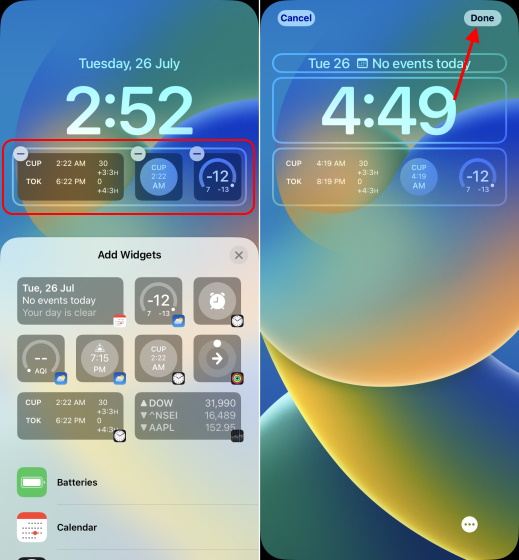change widget iphone lock screen ios 16 Widget iPhone