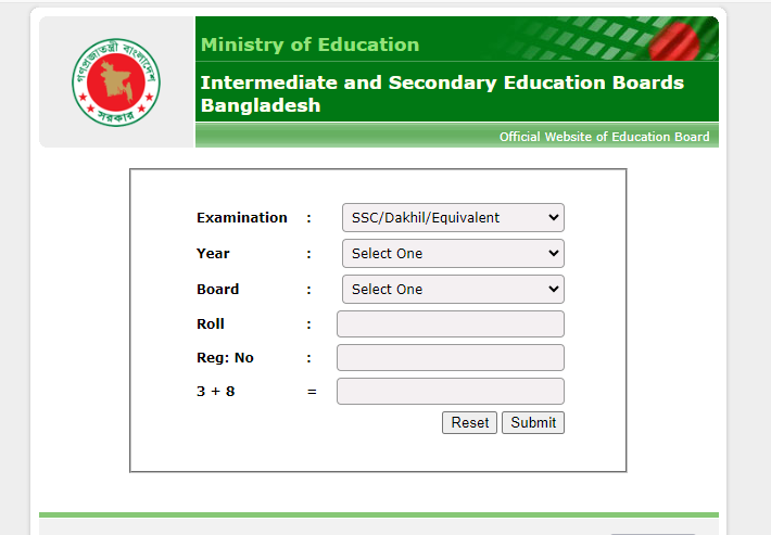 Chittagong Board SSC Result 2023
