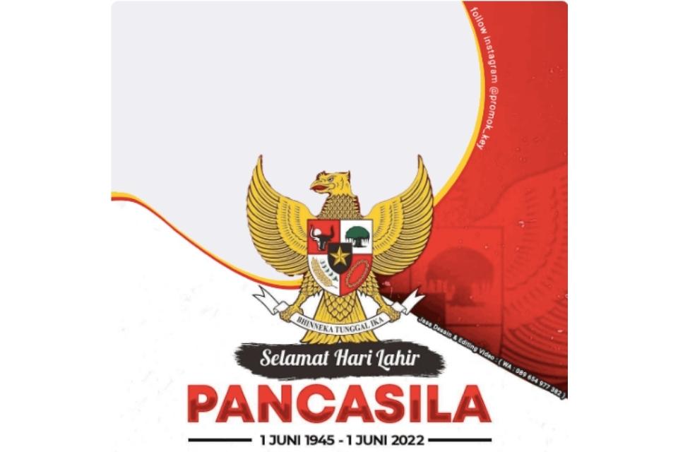 Template Twibbon Hari Lahir Pancasila 2022