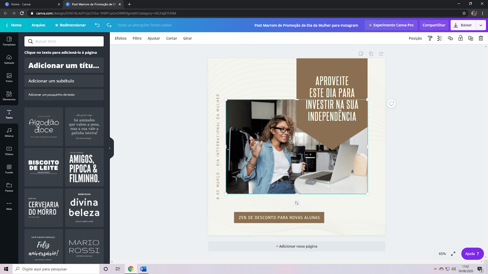 Tela de celular com publicação numa rede social

Descrição gerada automaticamente