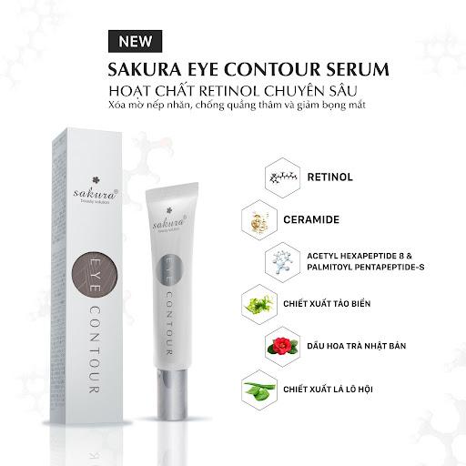 Kem dưỡng trị thâm da mắt Sakura Eye Contour