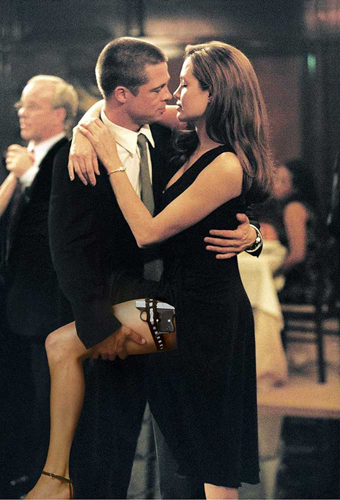 Angelina Jolie y Brad Pitt en Mr. and Mrs. Smith