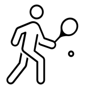 Tennis outline