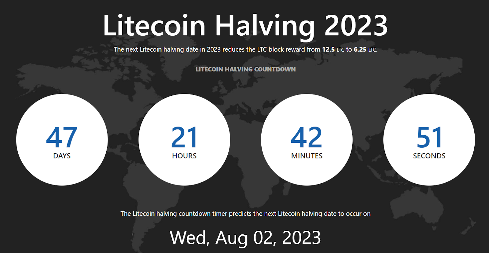 litecoin halving 2023