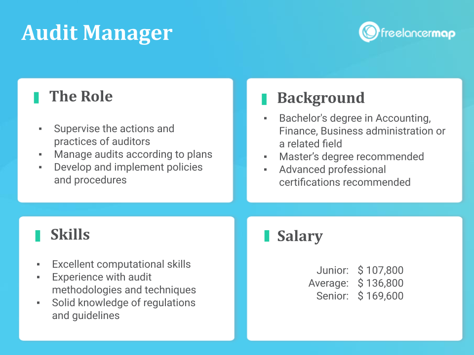Role Overview - Audit Manager