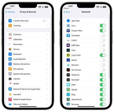 Batasi Aplikasi Menggunakan Bluetooth - Tips iOS 16