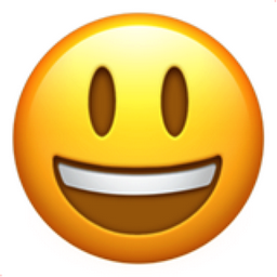 Image result for smiling face with open mouth emoji