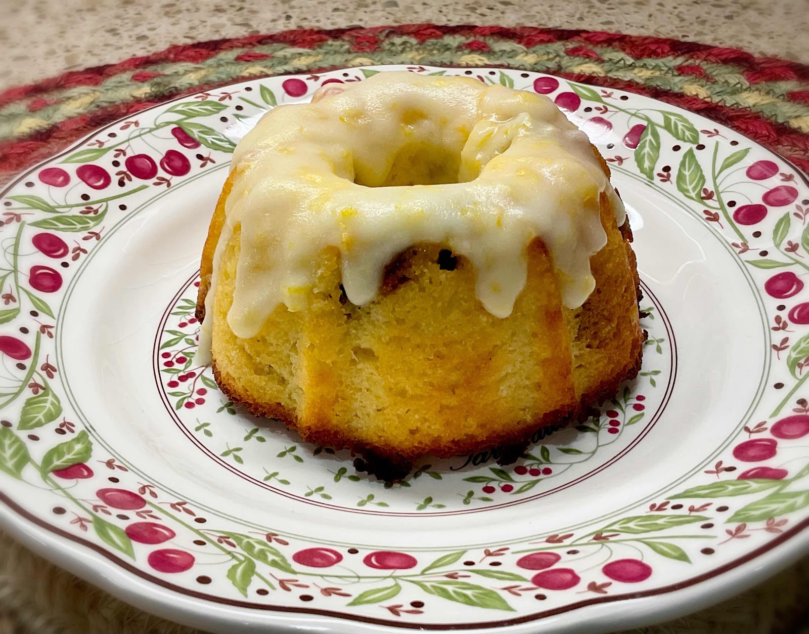 Keto Mini Cranberry Orange Bundt Cakes