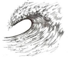 Resultado de imagen para dibujos de olas