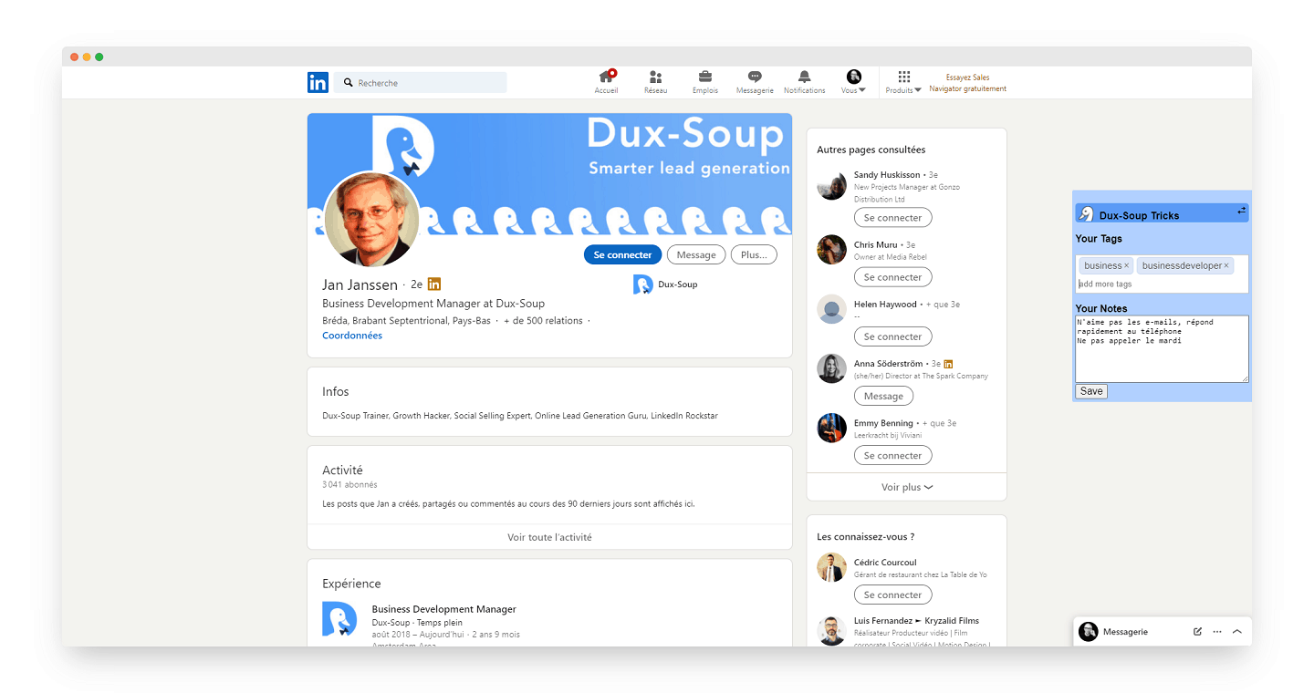 Dux-Soup Extension Preview