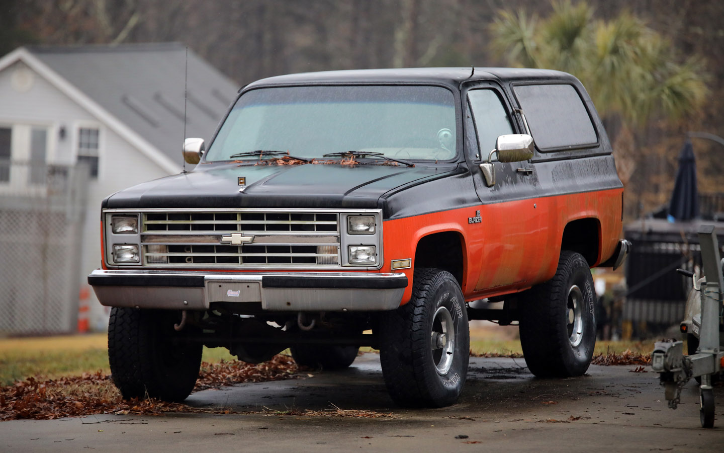 chevrolet blazer parked