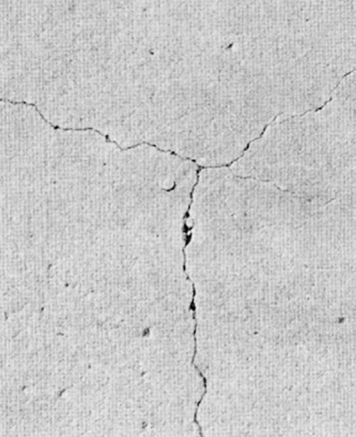 Visible Cracks on Concrete Surface