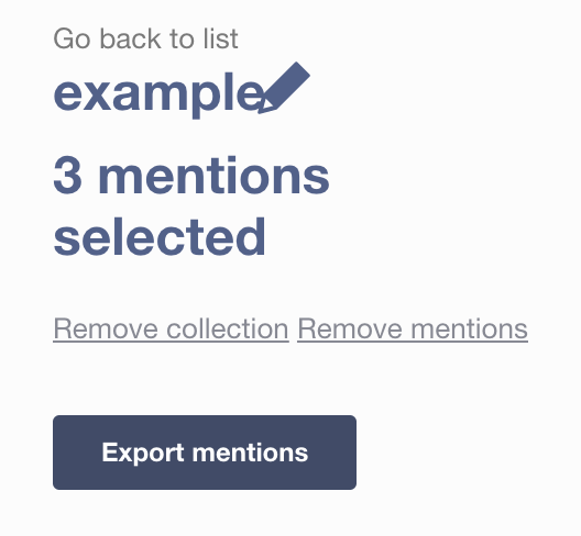 Export-mentions