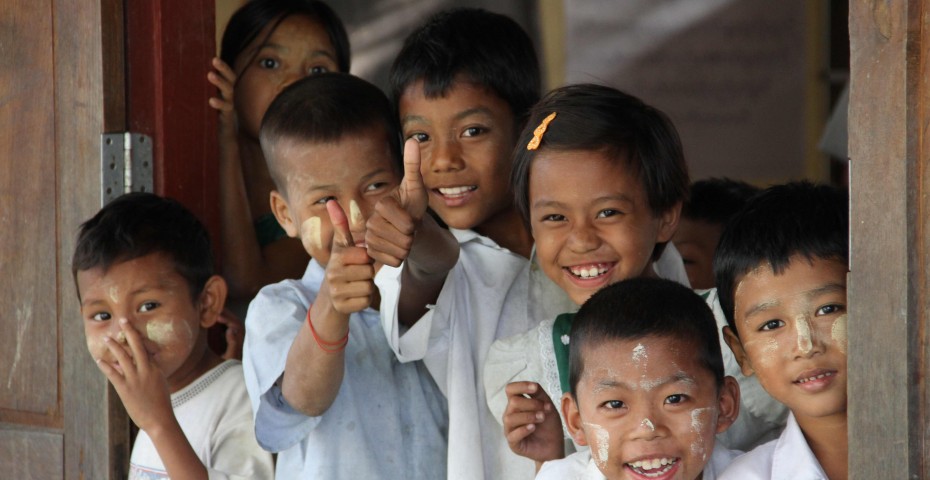 Burmese School Children