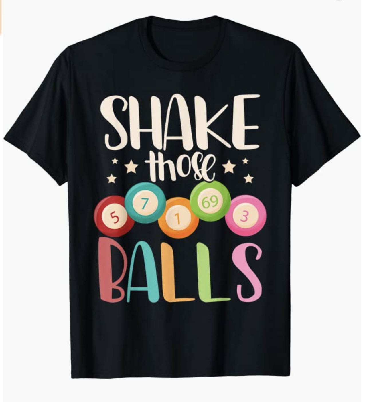 tshirt that says shake those balls