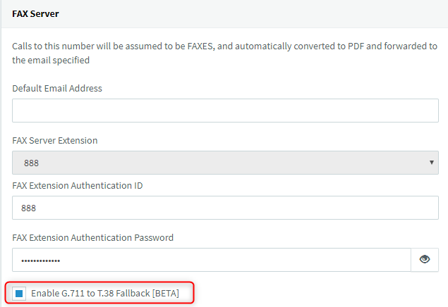 Using the Faxing feature with a SIP Trunk in 3CX