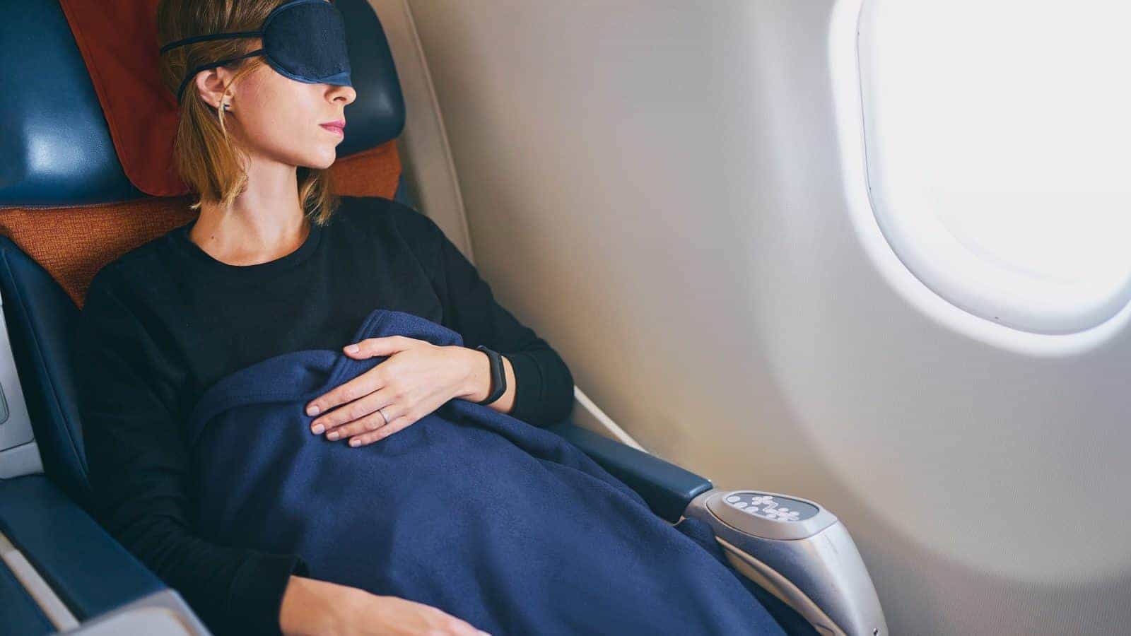dormir en un avión