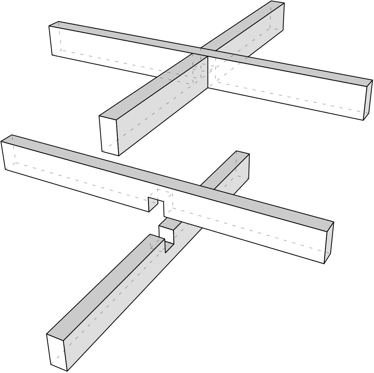 Halved joint - Wikipedia