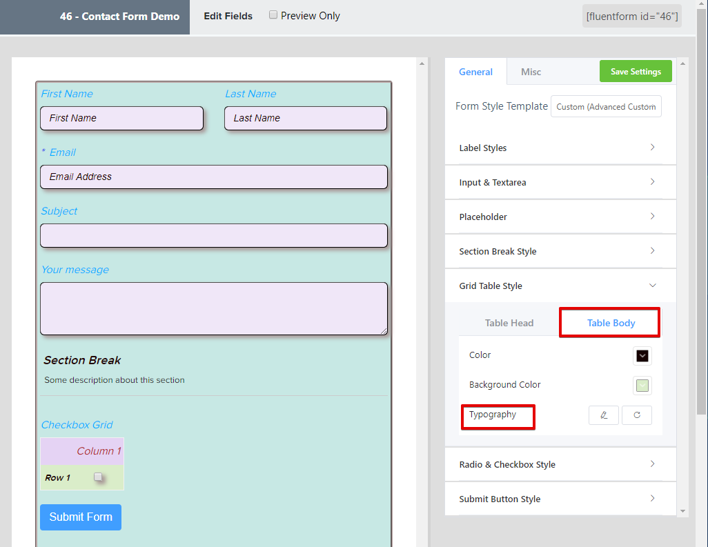 styling forms CSS