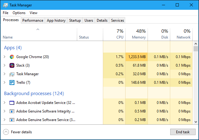 Launch Task Manager 