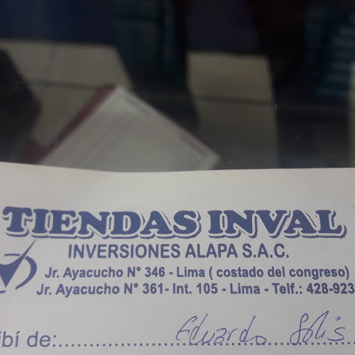 Tiendas Inval - Lima