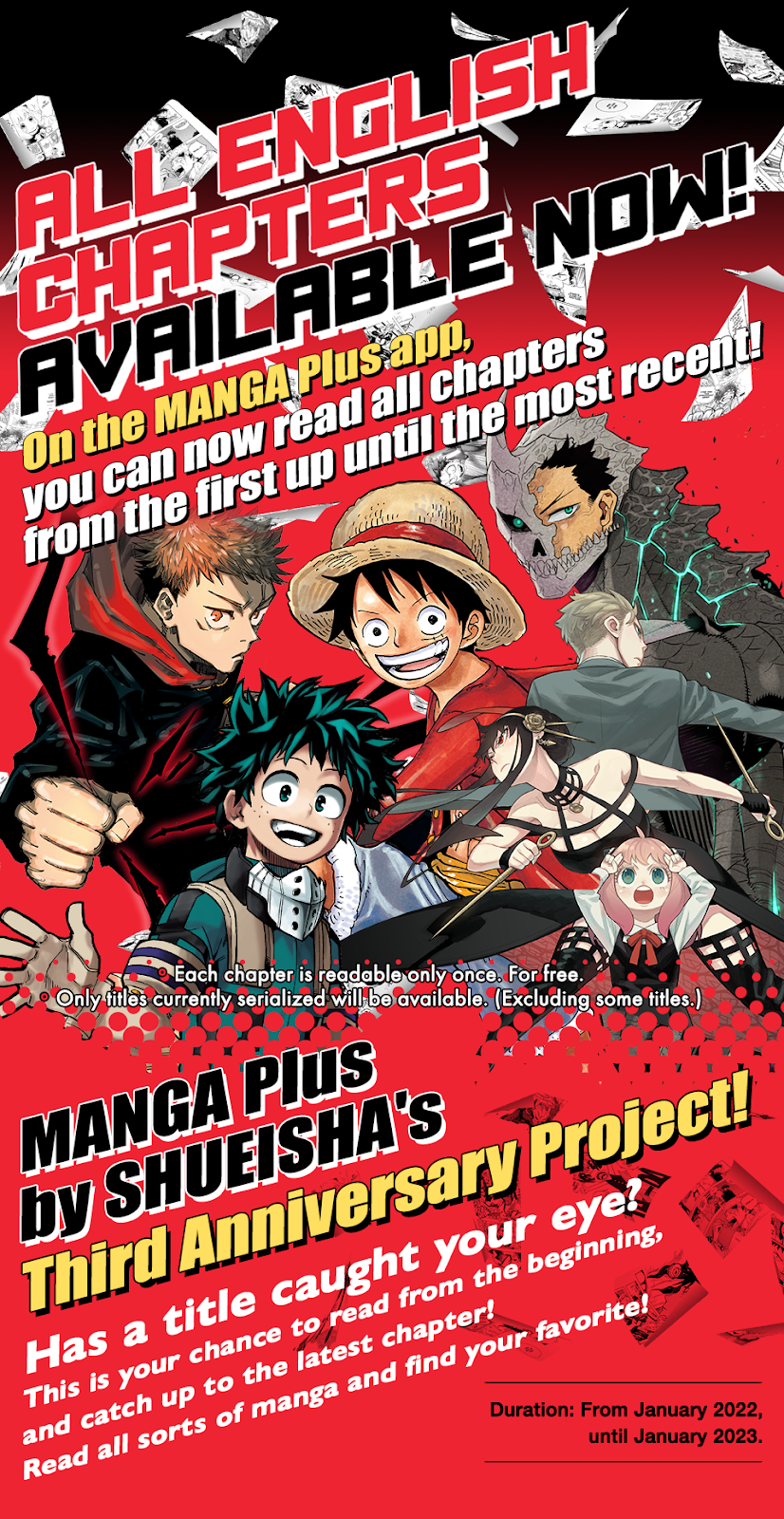The 10 Best Manga to Read For Free on Shonen Jump's Manga Plus App