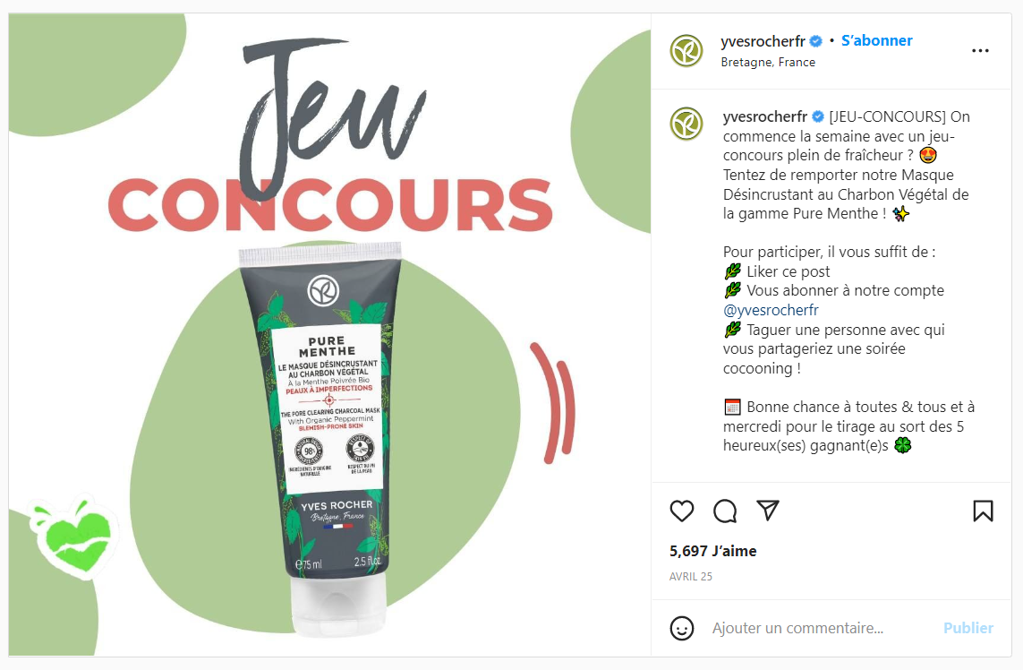 concours instagram