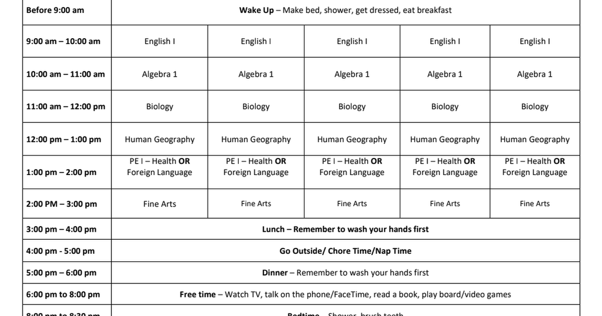 Sample Schedule & Routine - updated.pdf