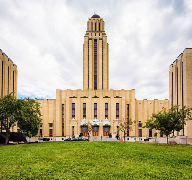 The Université de Montréal's main building with tower and